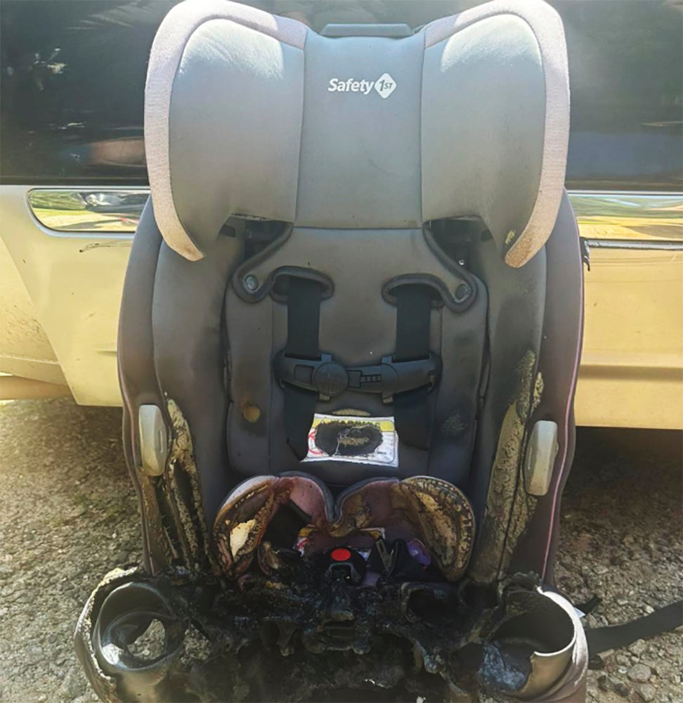 North Carolina Car Seat Fire