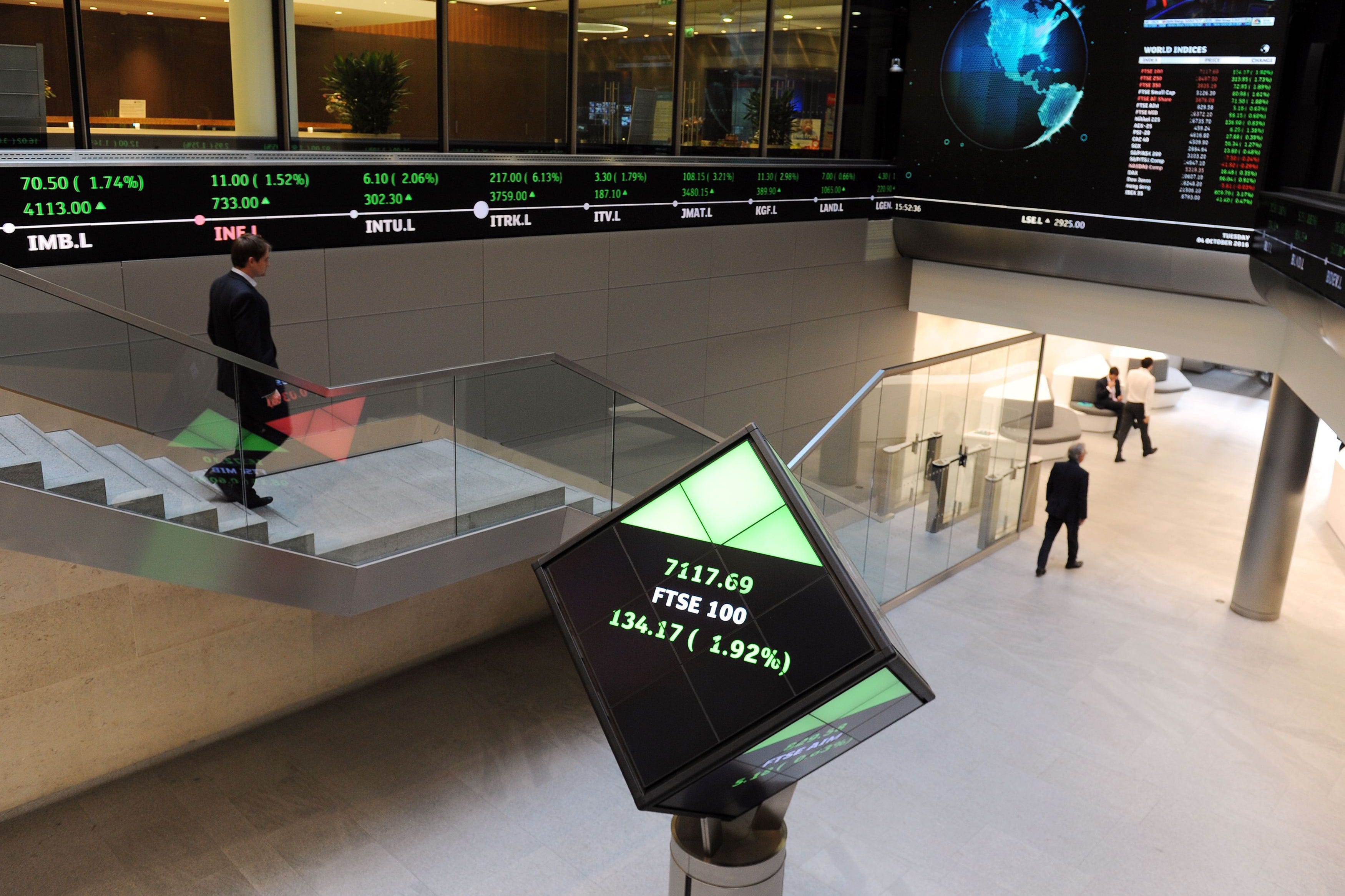 The FTSE made gains on a subdued day for company news (Nick Ansell/PA)