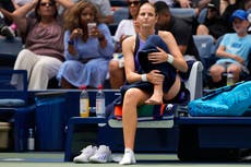 Karolina Pliskova retires hurt to send Jasmine Paolini through at US Open