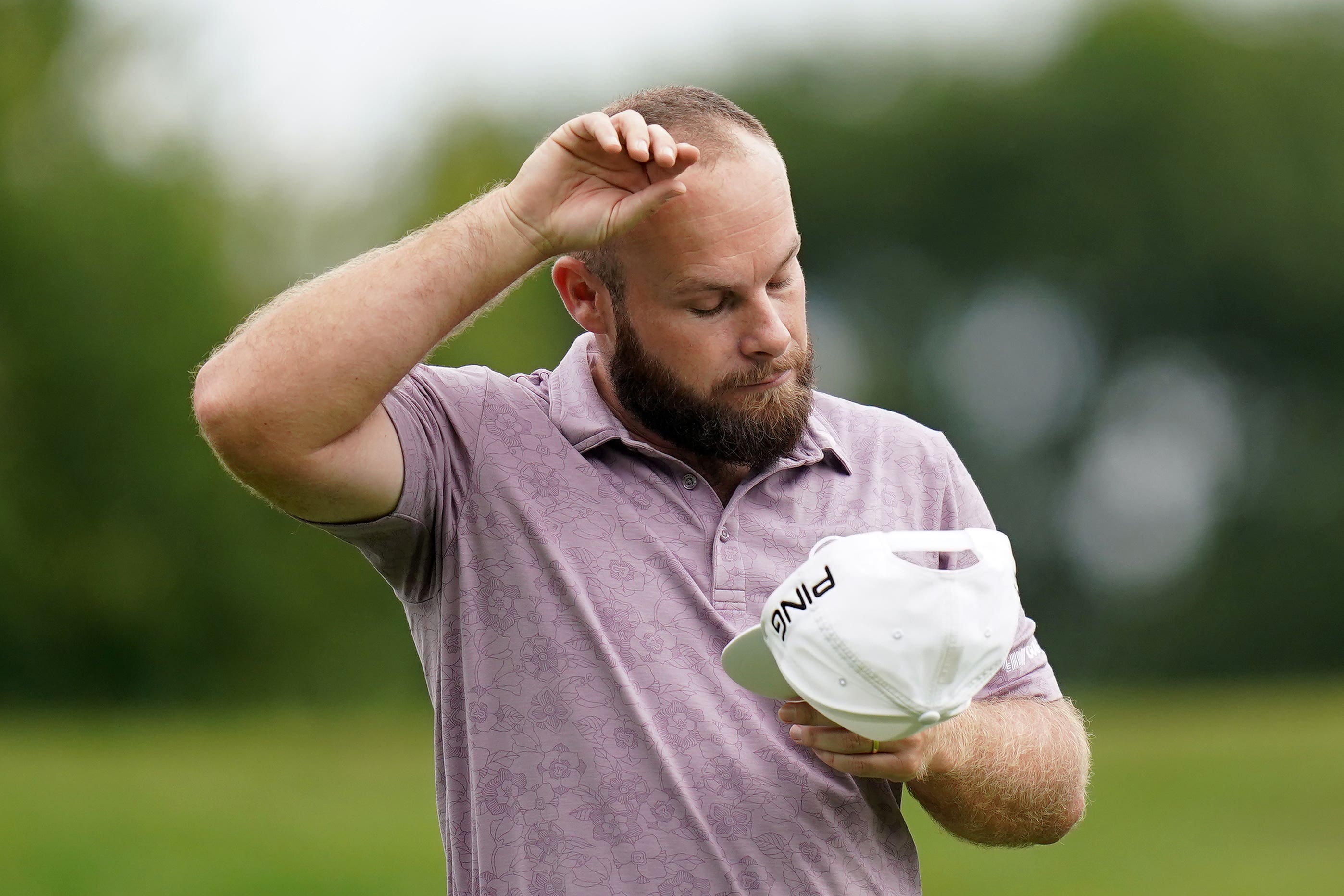 Tyrrell Hatton carded an opening 69 in the Betfred British Masters at The Belfry (Jacob King/PA)