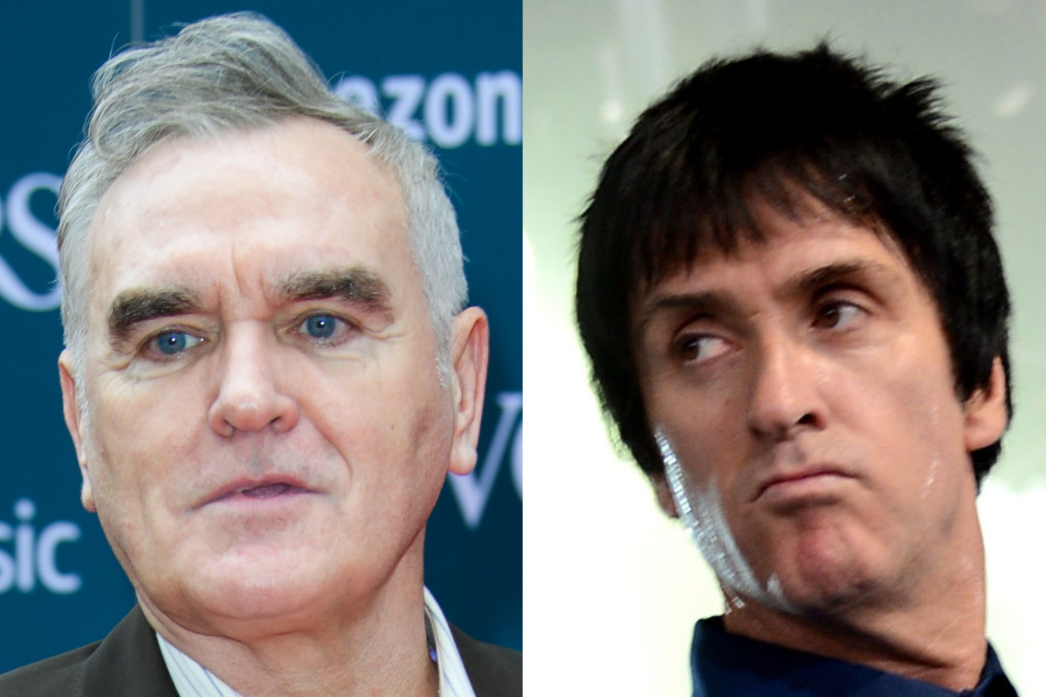 Morrissey and Johnny Marr, formerly of The Smiths