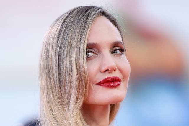 <p>Angelina Jolie attends a red carpet for "Maria" during the 81st Venice International Film Festival on August 29, 2024 in Venice, Italy. </p>