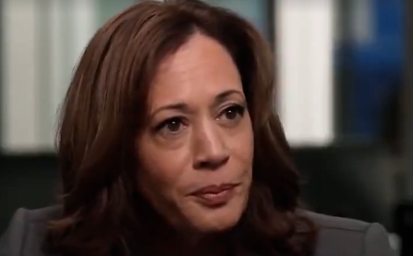 Kamala Harris in her first sit-down interview on Thursday with running mate Tim walz