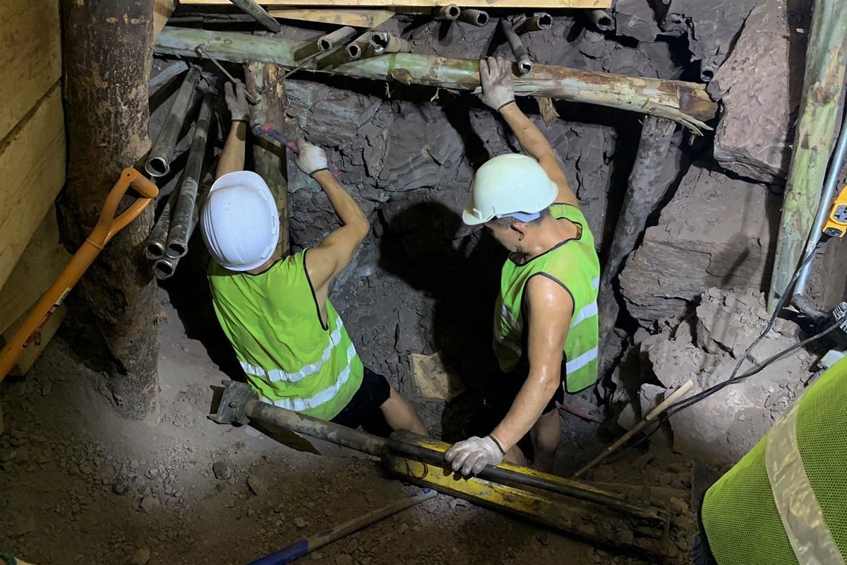 Searchers recover 3 bodies from Thai rail tunnel that collapsed during construction