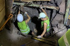 Searchers recover 3 bodies from Thai rail tunnel that collapsed during construction