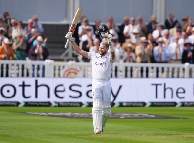 <p>Gus Atkinson scored his maiden Test and first-class century against Sri Lanka at Lord's</p>