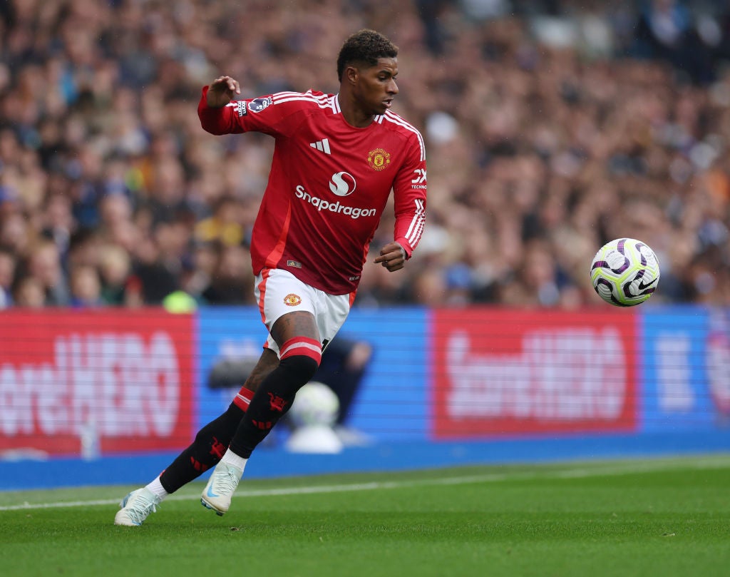 Rashford was substituted in the 2-1 defeat at Brighton