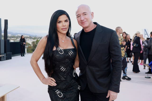 <p>Jeff Bezos has left a glowing review for his fiancee’s new book on Amazon </p>