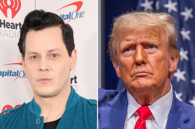 <p>Jack White and Donald Trump</p>