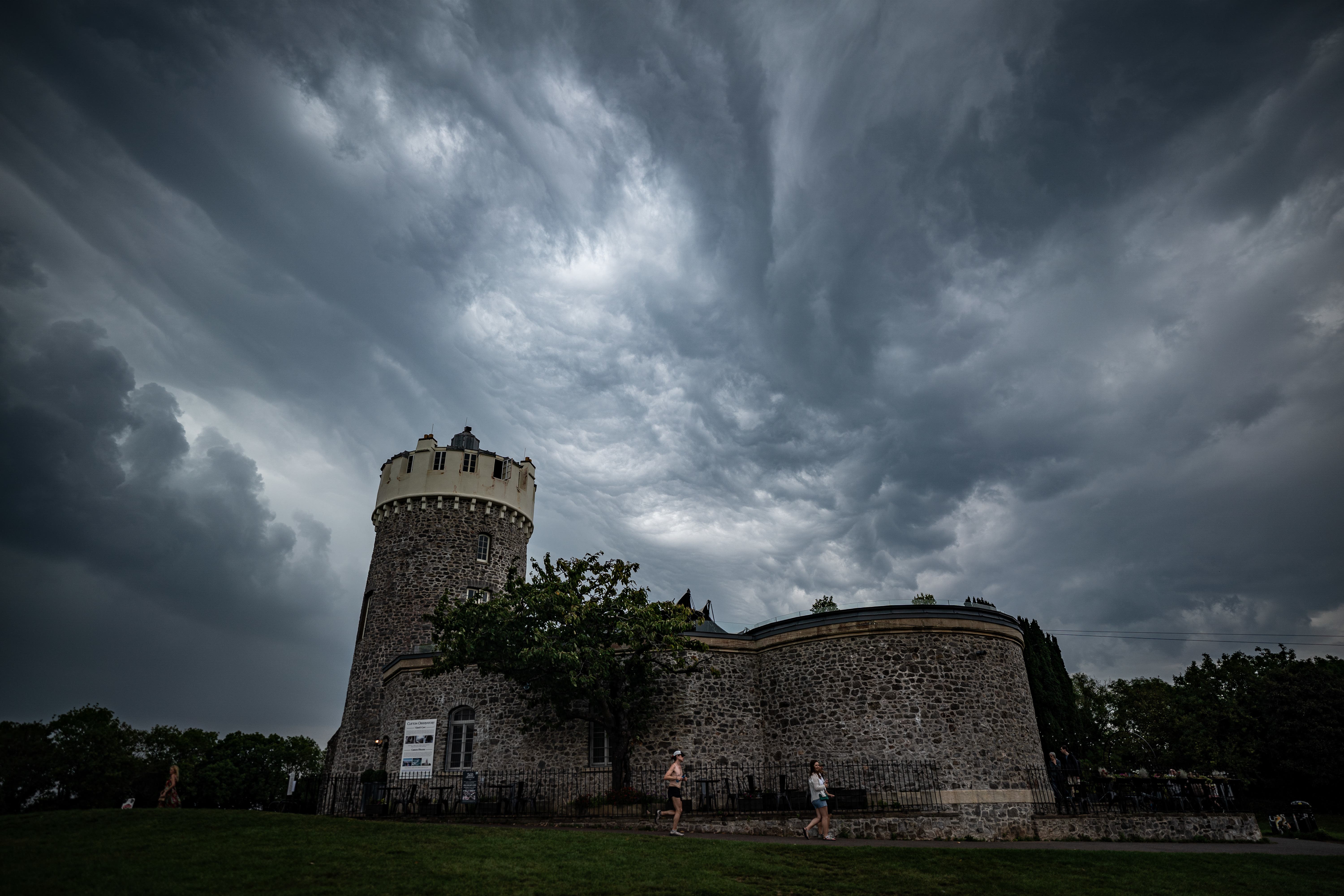 Thunderstorms are expected to hit the UK this weekend (Ben Birchall/PA)