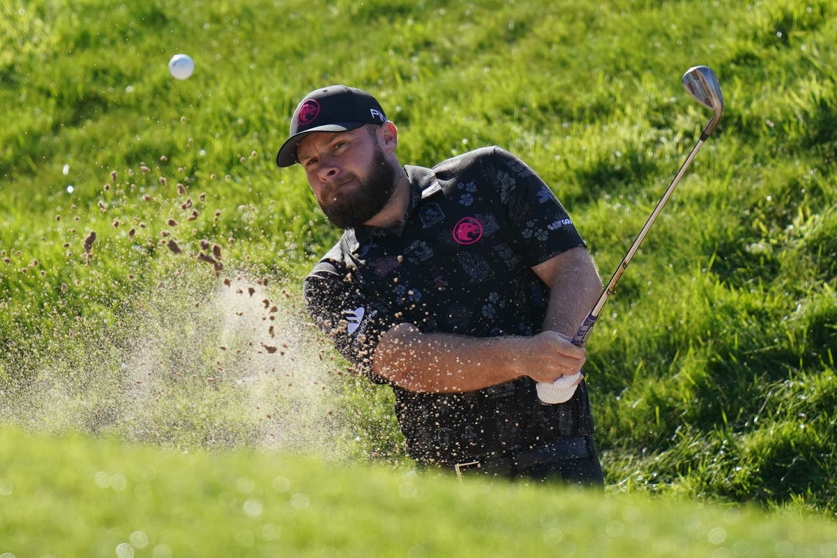 Pre-tournament favourite Tyrrell Hatton holds halfway lead at British Masters