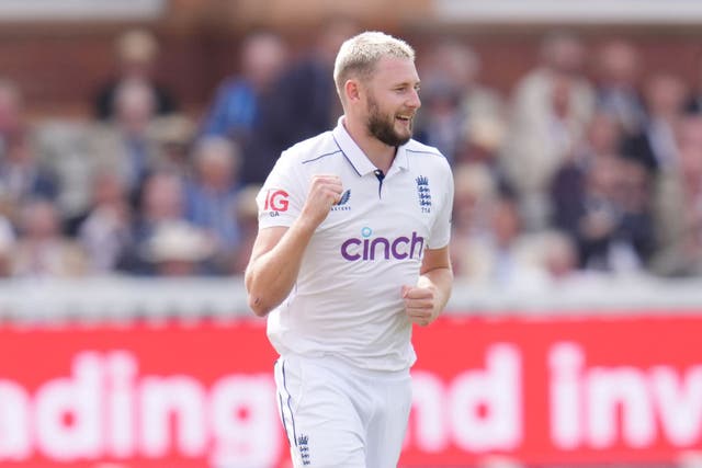 Gus Atkinson had a ‘surreal’ day at Lord’s (John Walton/PA)