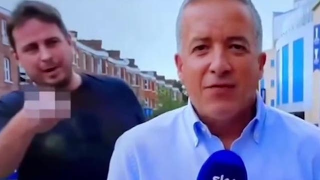 <p>Prankster waving sex toy interrupts Sky’s Transfer Deadline Day live coverage.</p>