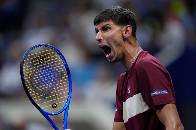 <p>Alexei Popyrin beat Novak Djokovic in another massive shock at the US Open (Julia Nikhinson/AP)</p>