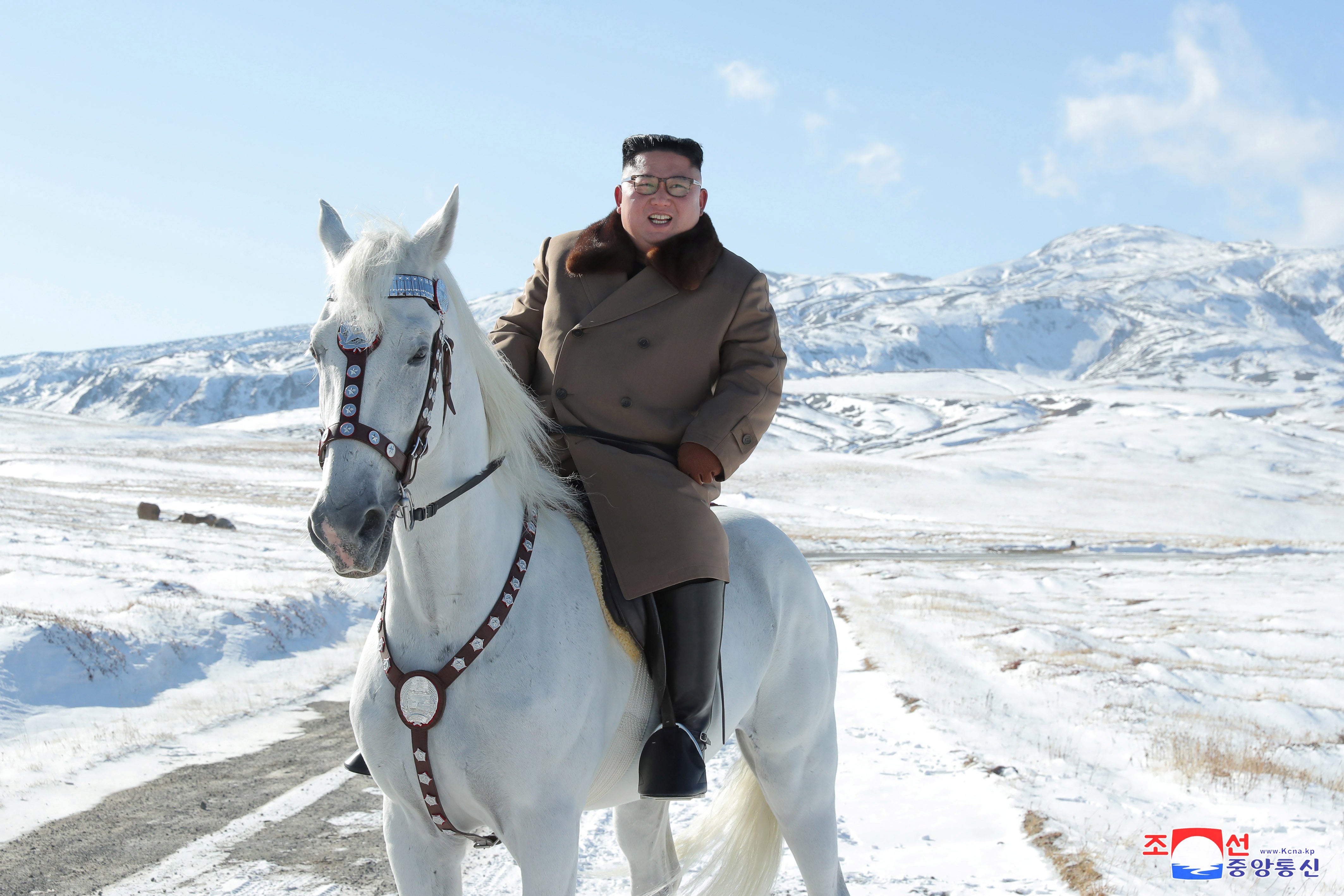 The horses primarily play a symbolic, rather than military, role for Kim, fuelling his family’s personality cult