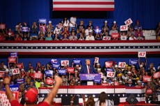 Security tackle man at Trump rally in Pennsylvania weeks after assassination attempt