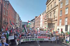 Pro-Palestine rally hears calls for immediate Irish sanctions against Israel