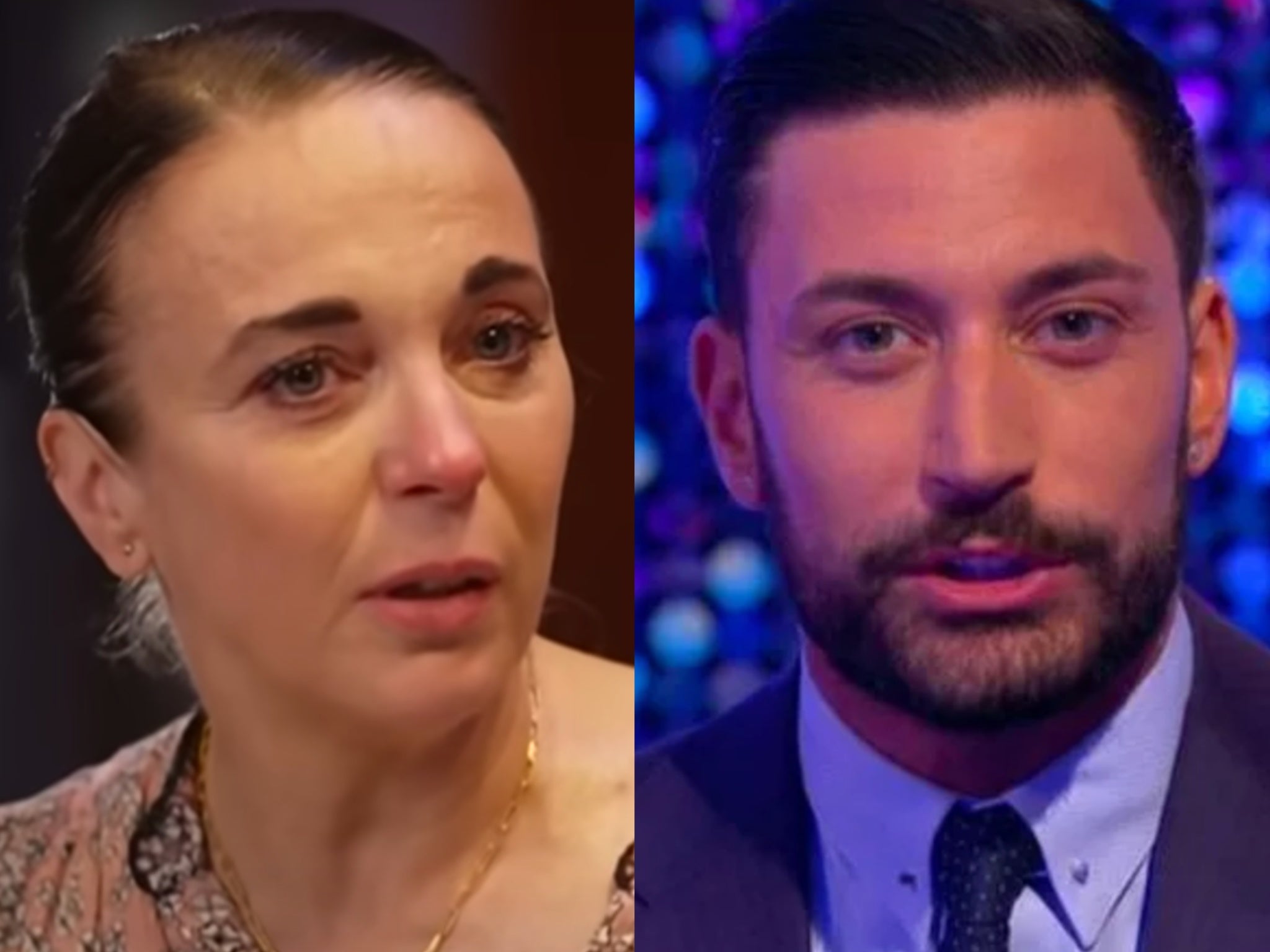 Ex-parceiros do 'Strictly Come Dancing' Amanda Abbington e Giovanni Pernice