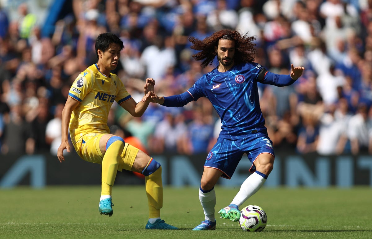 Chelsea v Crystal Palace LIVE: Latest score from Premier League clash as Palmer and Wharton go close