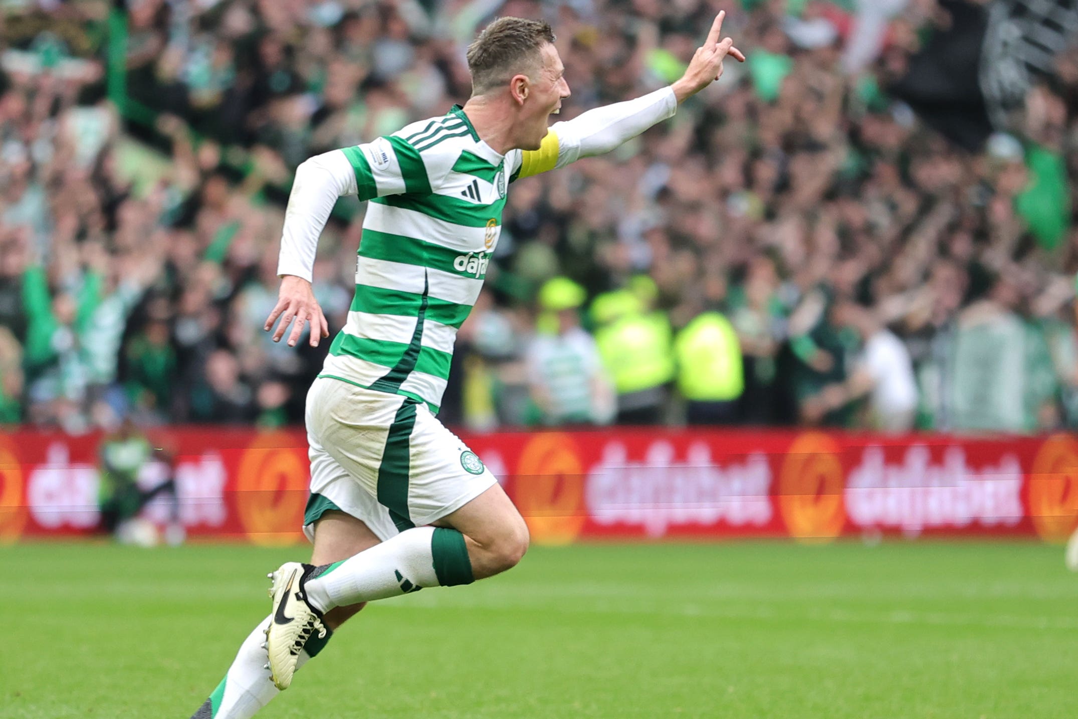 Callum McGregor scored Celtic’s third goal in a 3-0 win over Rangers