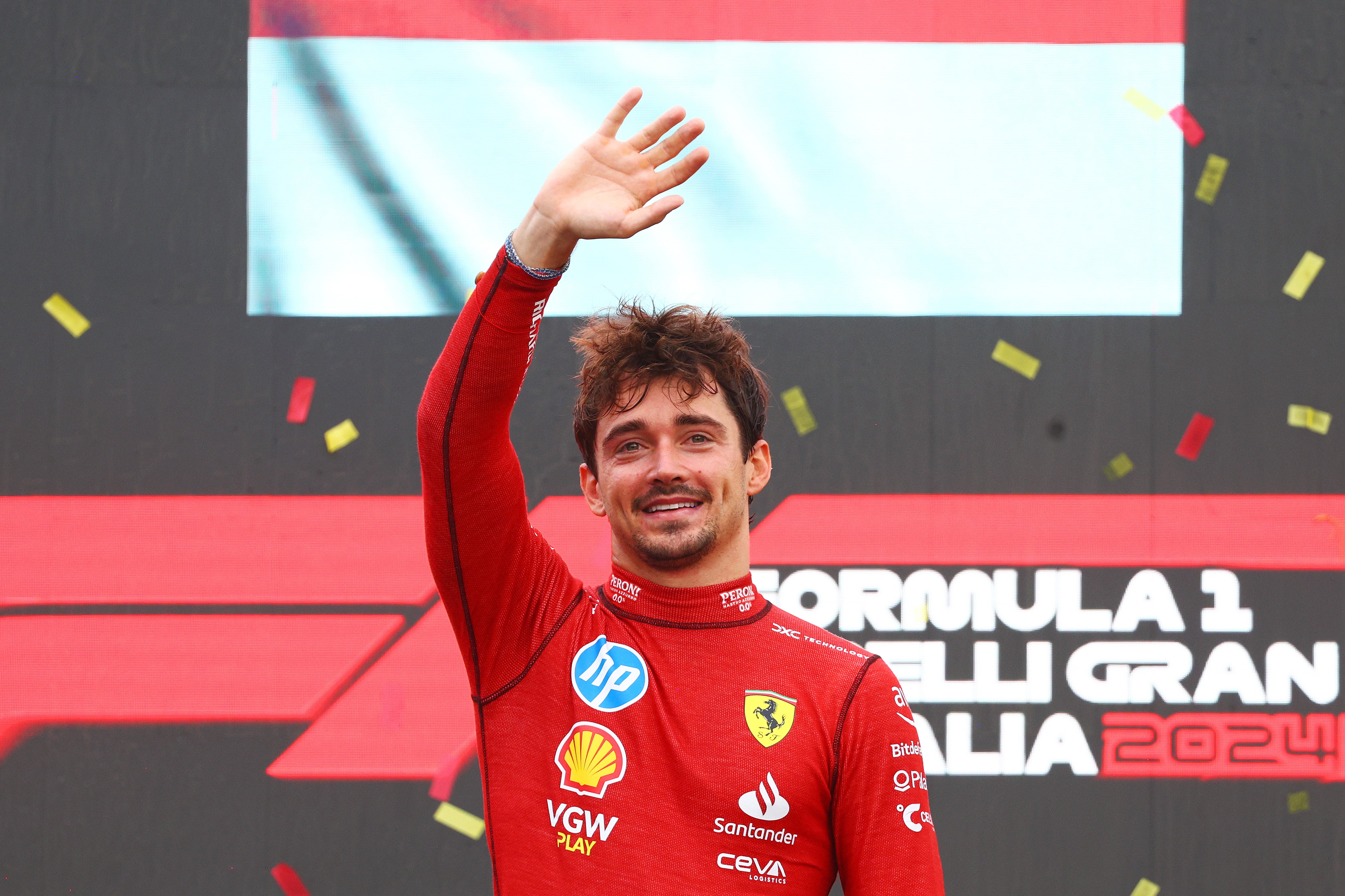 Charles Leclerc earned his second win of the season at the Italian Grand Prix after an entertaining race