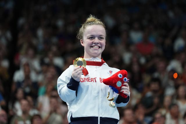 Maisie Summers-Newton took gold in Paris (Zac Goodwin/PA)