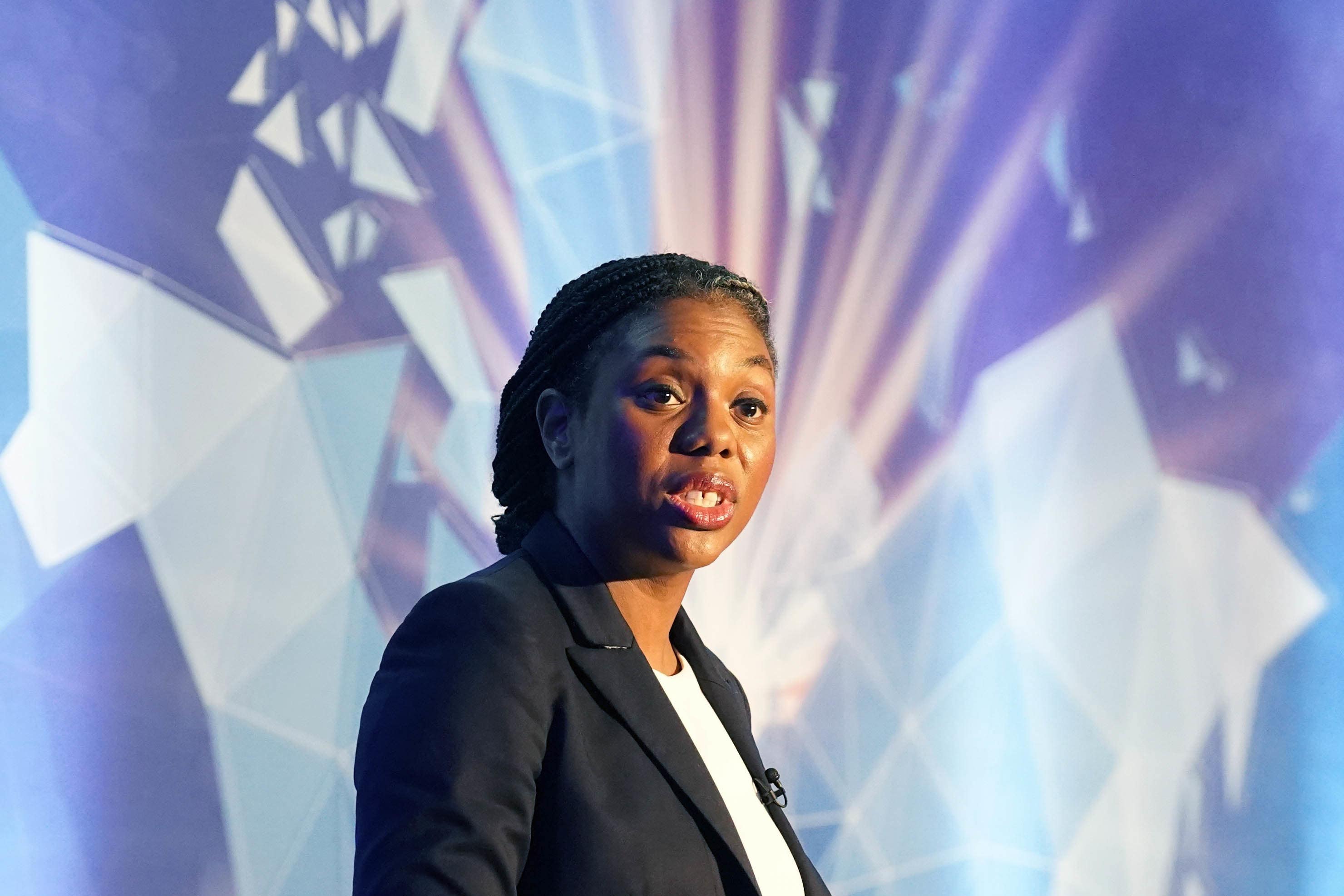 Tory leadership candidate Kemi Badenoch has defended taking a holiday this summer (Stefan Rousseau/PA)