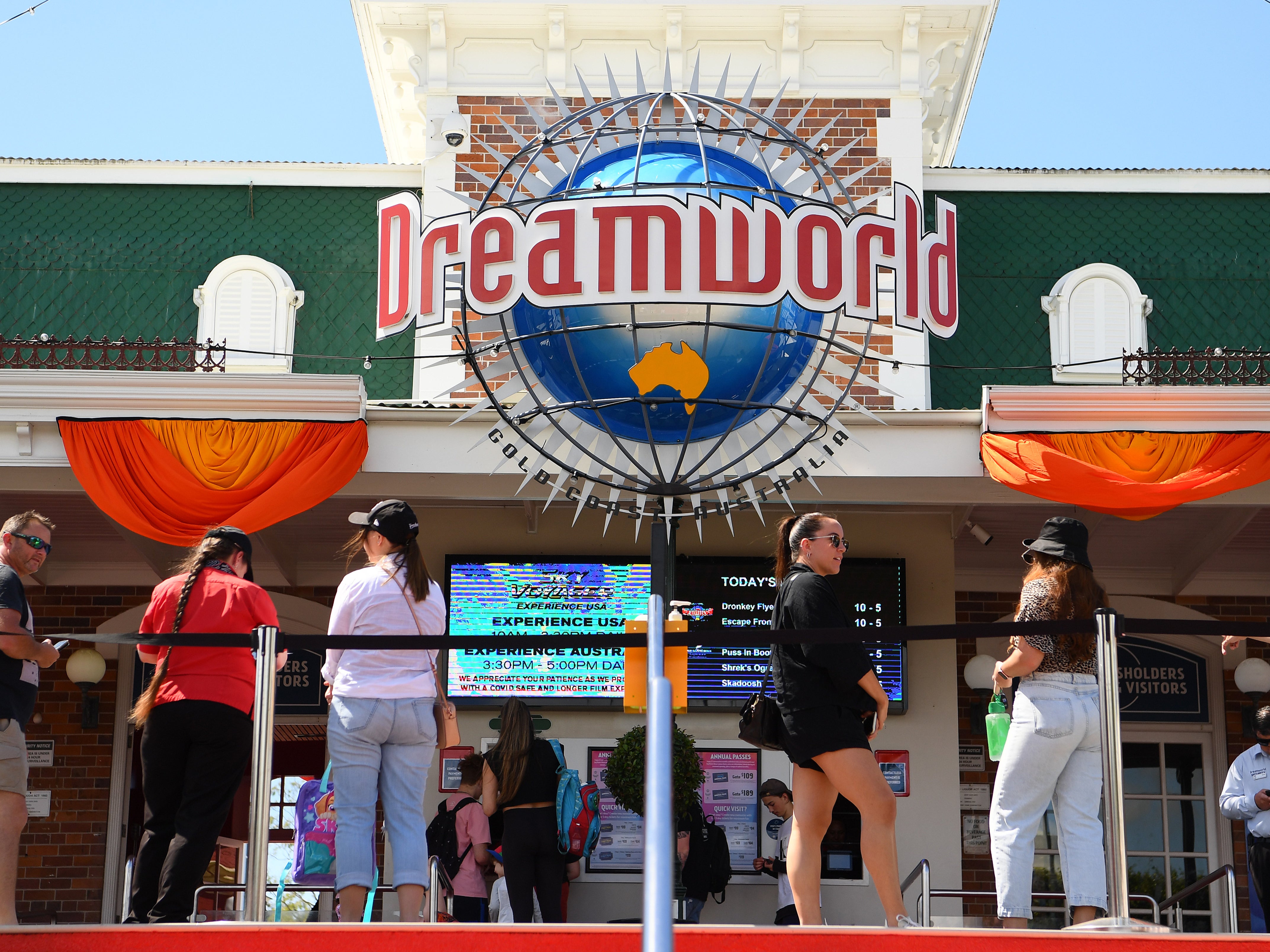 File image of Dreamworld in Australia. A tiger mauled its handler at the theme park on Monday