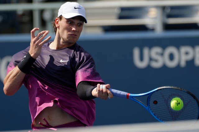 Jack Draper is bidding to reach the last eight (AP Photo/Adam Hunger)