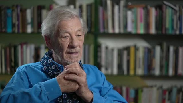<p>Ian McKellen says fatsuit he was wearing during 3ft stage fall saved him from more severe injuries.</p>