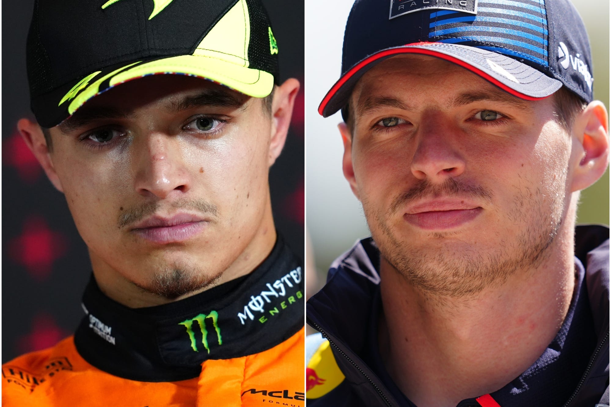 Lando Norris and Max Verstappen are battling for the F1 drivers’ title (David Davies/PA)