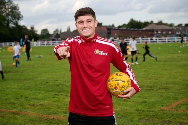 Daniel James (pictured) is excited by the appointment of Craig Bellamy as Wales manager (McDonald’s Fun Football handout/PA)