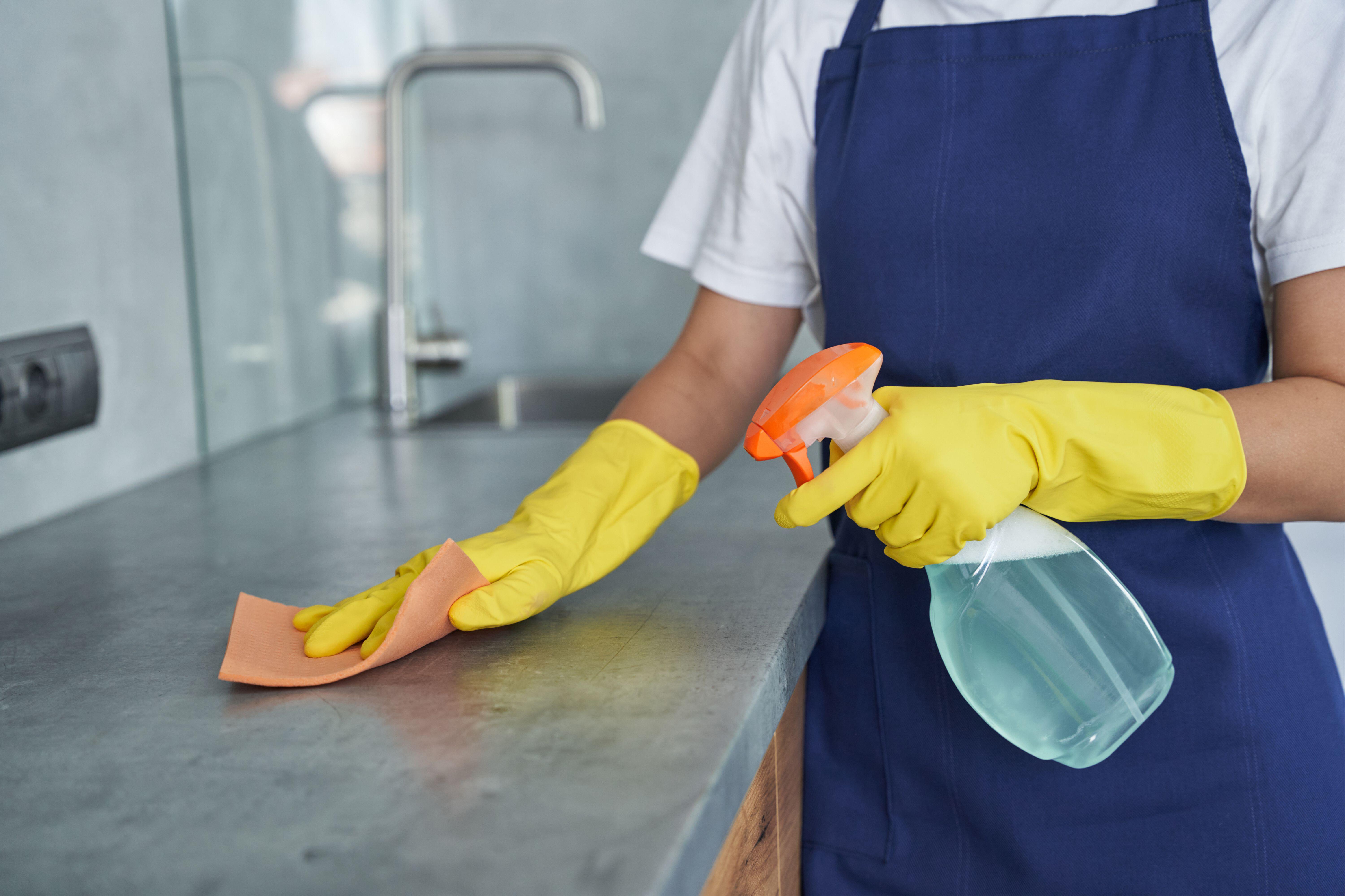 Make sure to keep surfaces clean (Alamy/PA)