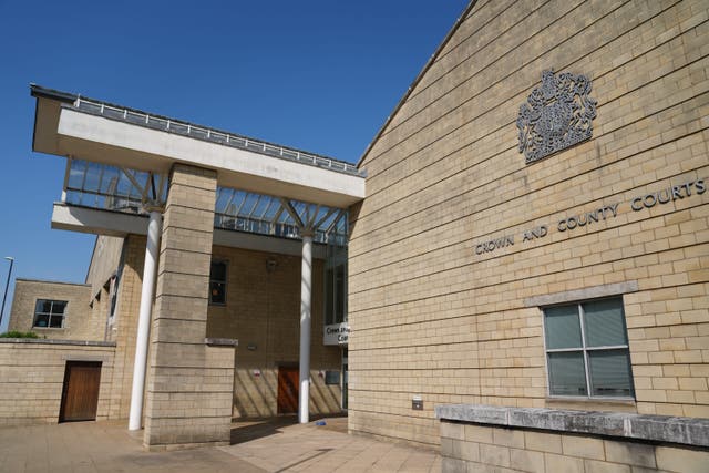 Northampton Crown Court where Lucy Connolly, wife of Conservative West Northamptonshire councillor Raymond Connolly, appeared (Joe Giddens/PA)