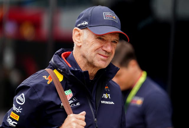 <p>Adrian Newey announced he would leave Red Bull in May (David Davies/PA)</p>