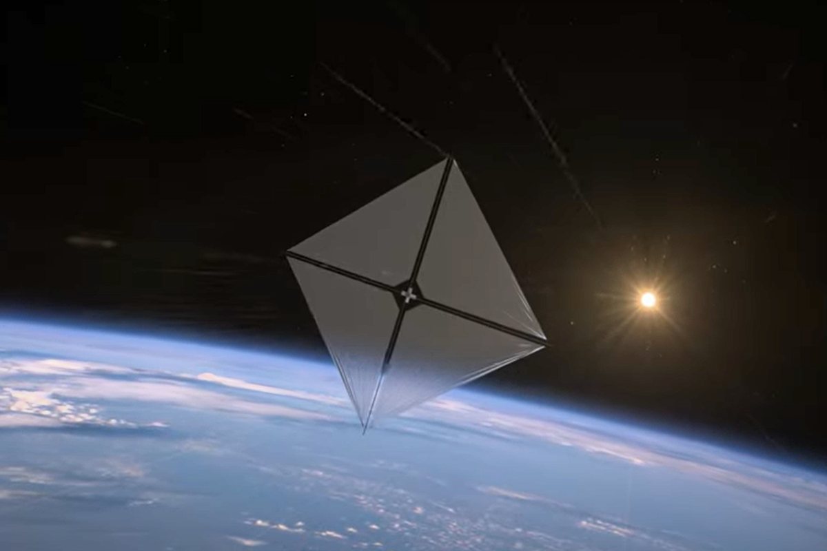 Nasa unfurls giant solar sail – and you can see it from Earth