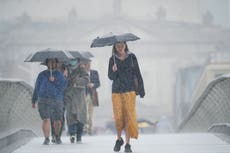 Thunderstorms set to hit UK after coolest summer since 2015