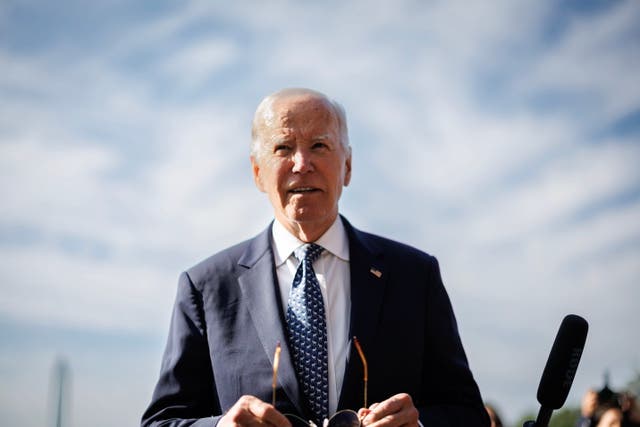 <p>President Joe Biden speaks to reporters on Monday at the White House. The president said Israeli Prime Minister Benjamin Netanyahu is not doing enough to secure a hostage deal</p>