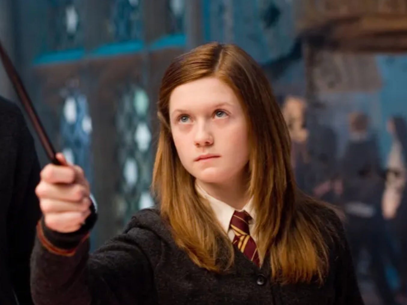 Ginny Weasley in Harry Potter, played by Bonnie Wright