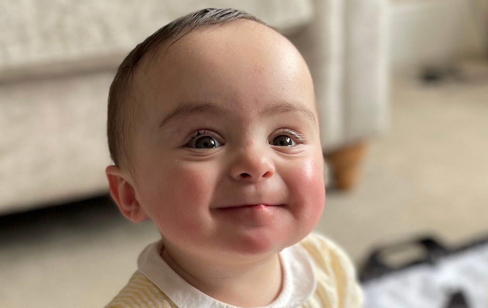 Nine-month-old Genevieve Meehan died after her face was strapped down on a bean bag at Tiny Toes nursery (Greater Manchester Police/PA)