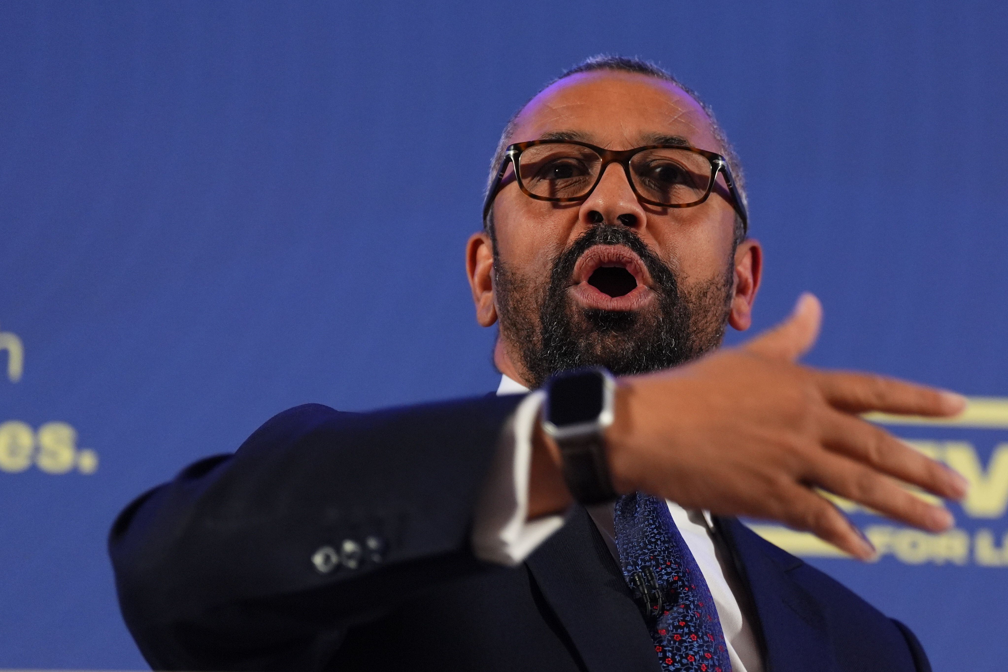 James Cleverly could top the second round of voting (PA)