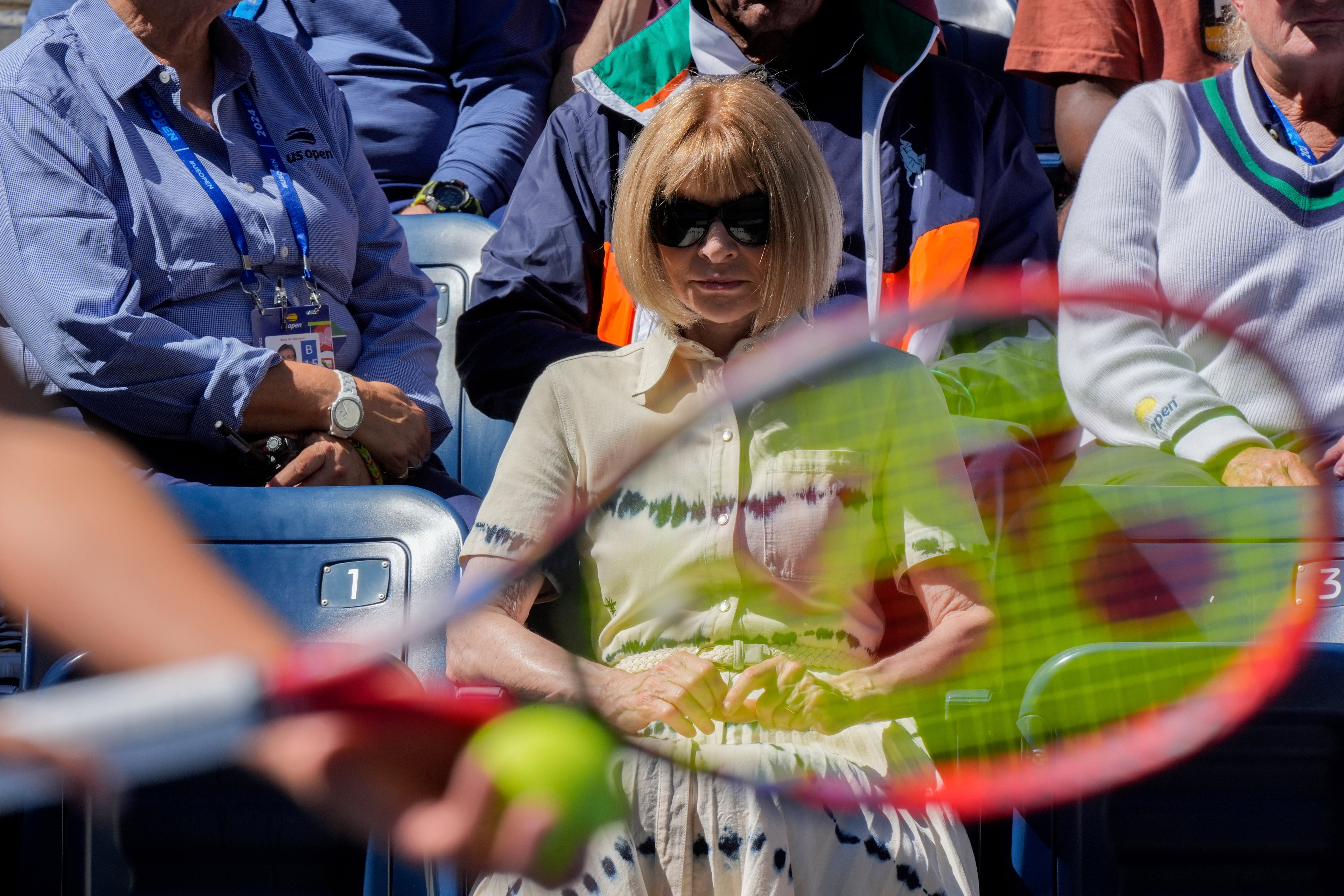 Anna Wintour was in Draper’s box on Louis Armstrong