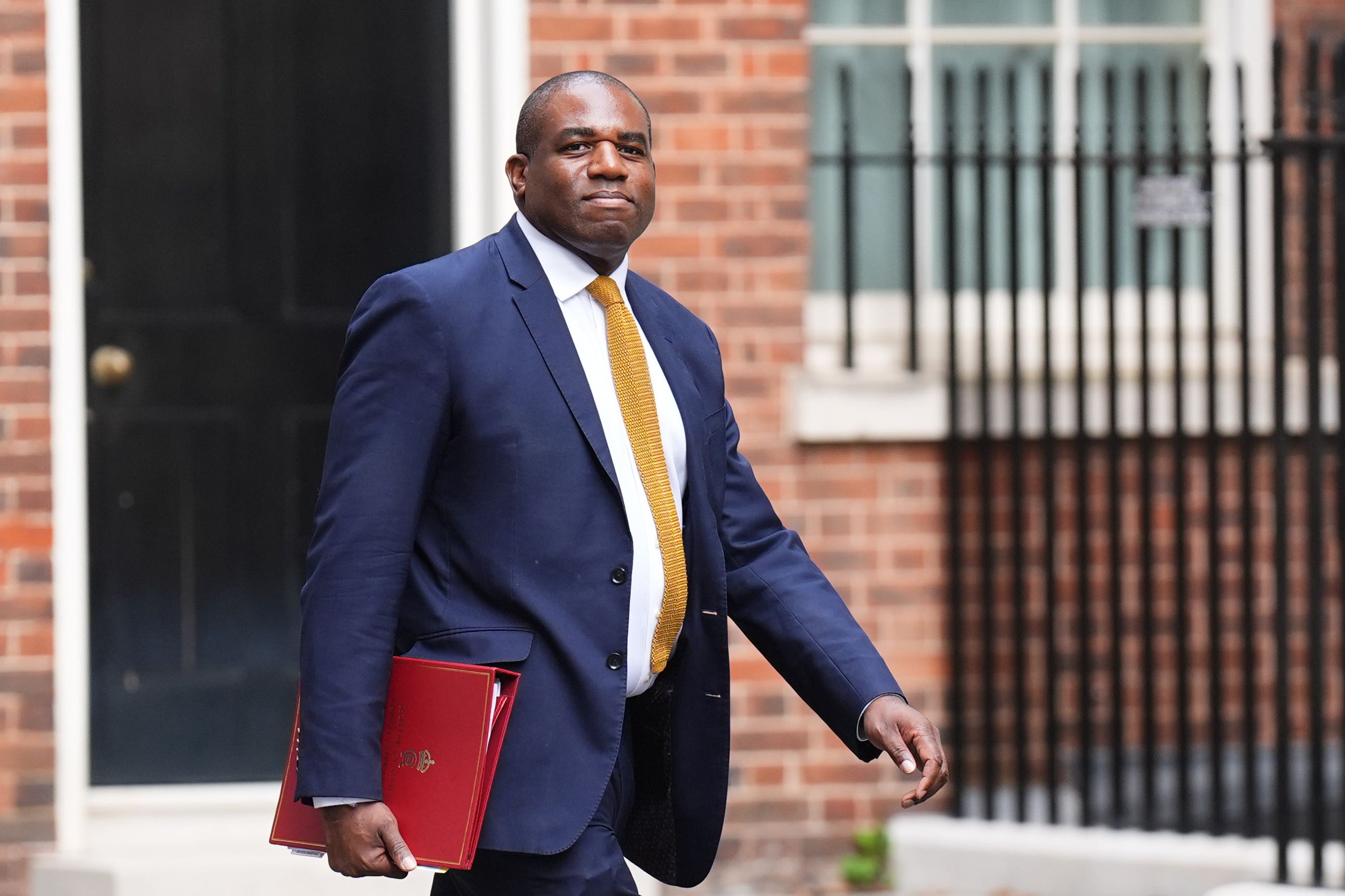 Foreign Secretary David Lammy announced the government is suspending around 30 arms export licences to Israel (James Manning/PA)