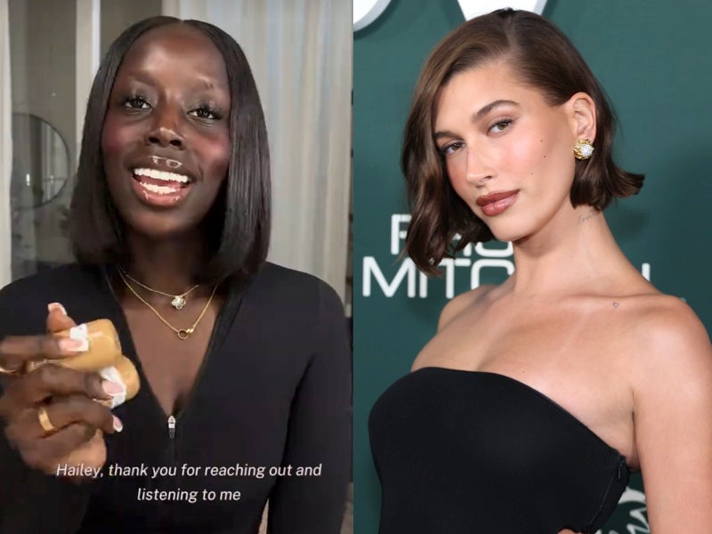 Golloria George applauds Hailey Bieber for addressing concerns over lack of inclusive Rhode blush shades