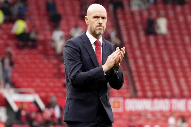 Erik ten Hag remains the right man to lead Manchester United forward, the club’s chief executive Omar Berrada has said (Nick Potts/PA)