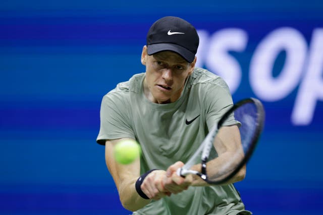 Jannik Sinner set up a mouth-watering US Open quarter-final tie against Daniil Medvedev (Adam Hunger/AP)