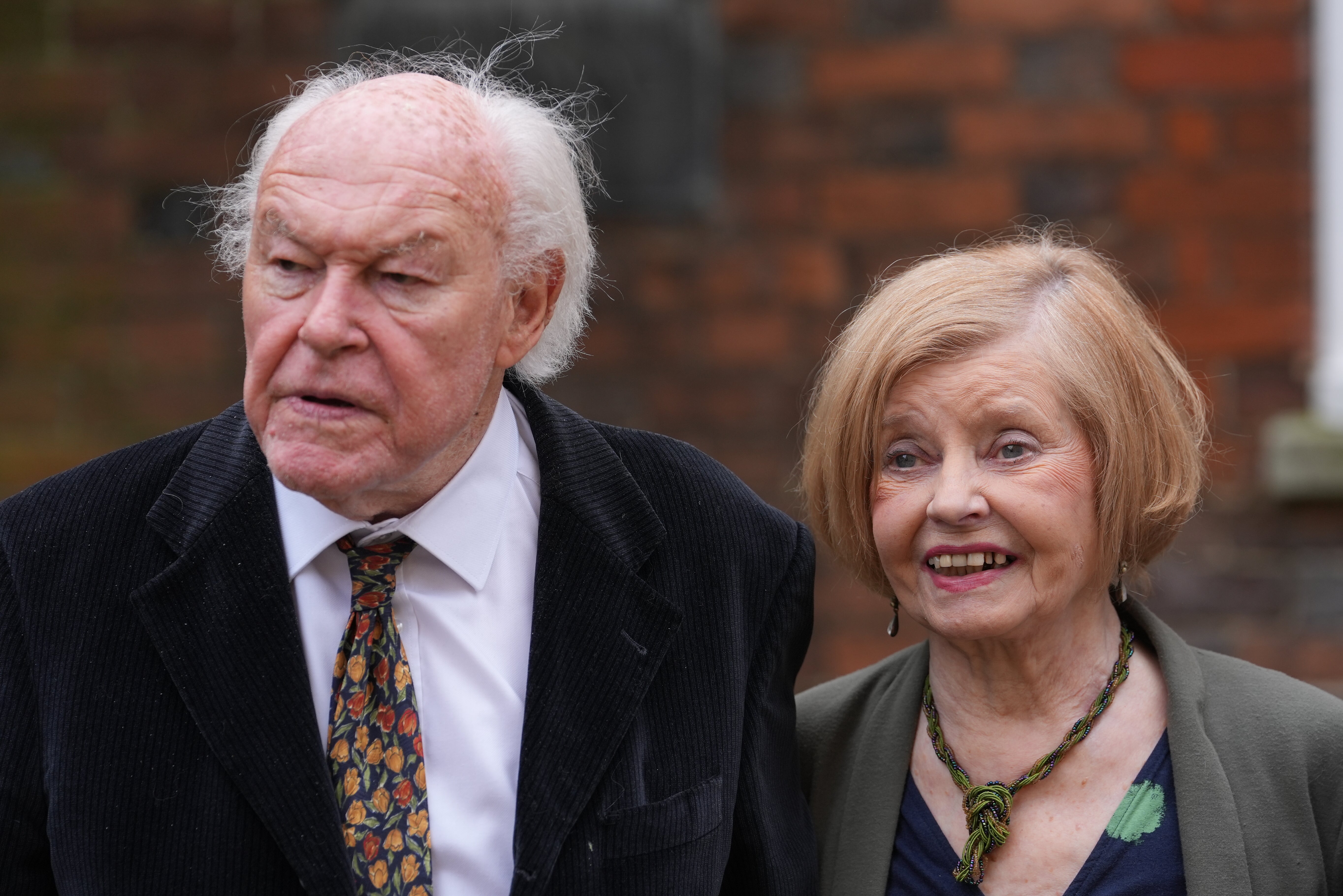 Timothy West and Prunella Scales photographed in May