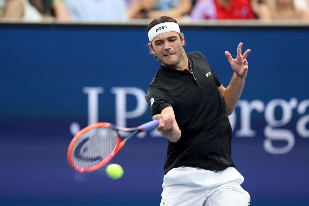 Taylor Fritz is eyeing a first grand slam final appearance