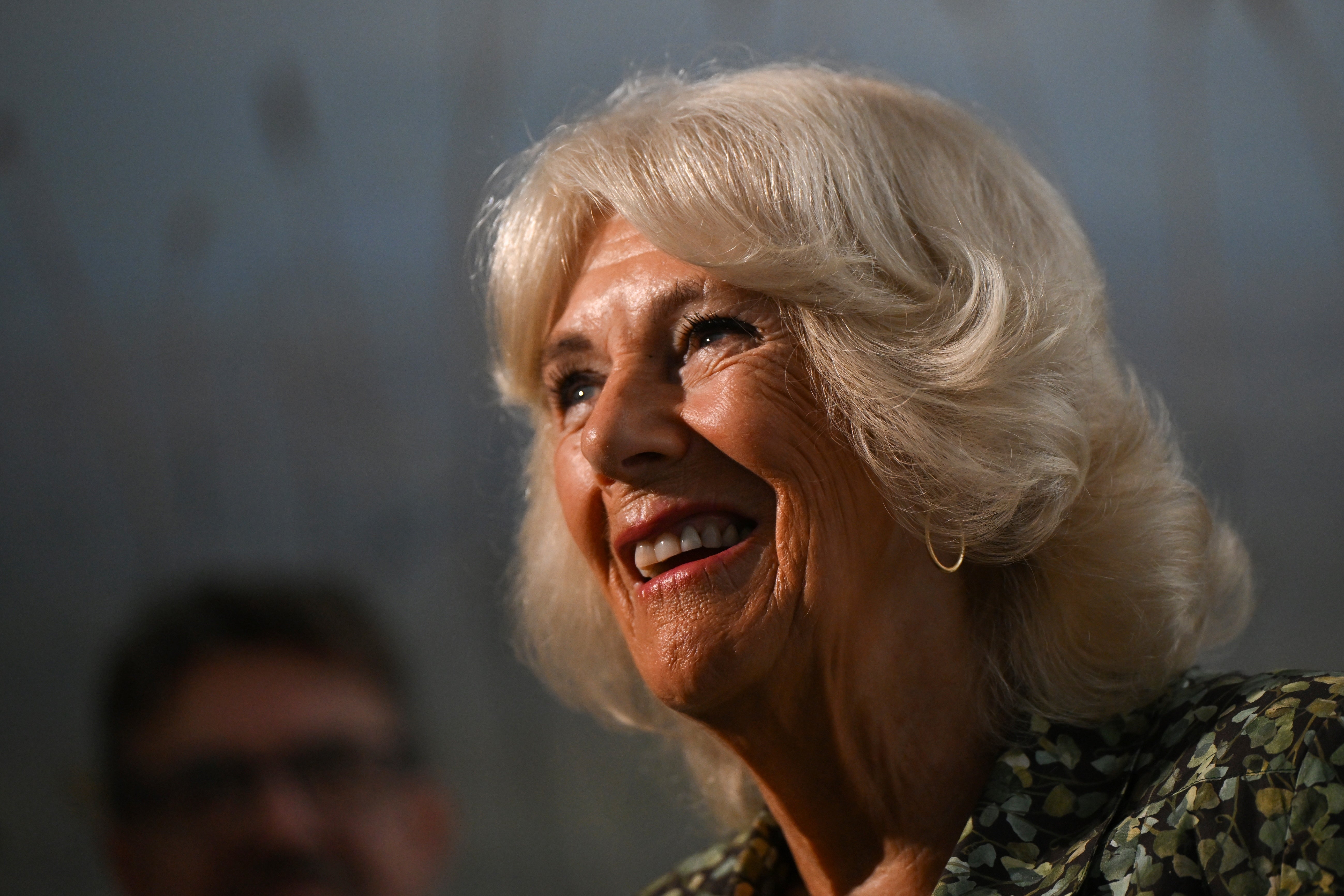 Queen Camilla during a visit to open the new Dyson Cancer Centre at Royal United Hospitals Bath NHS Foundation Trust, in Bath (Justin Tallis/PA)