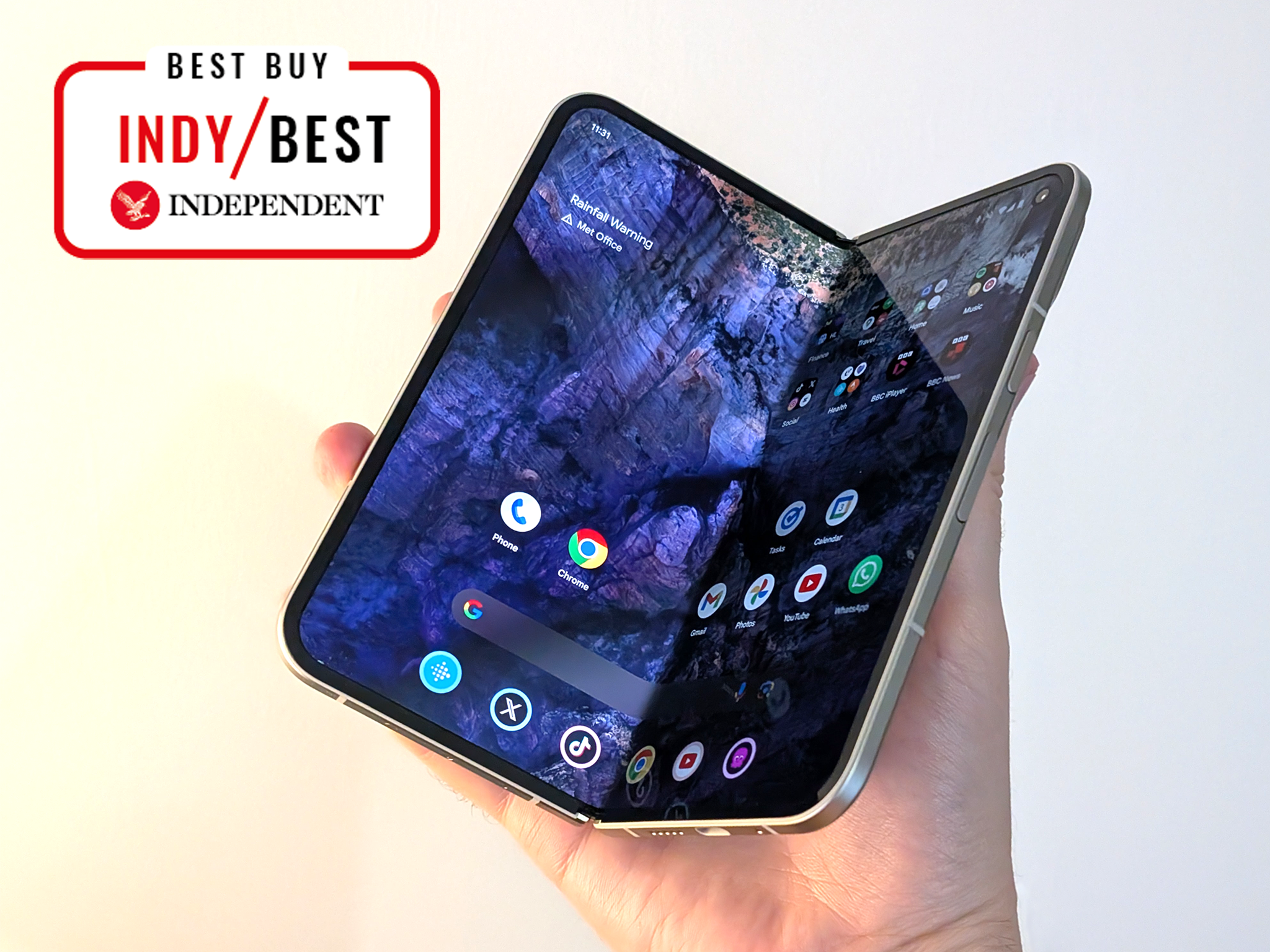 pixel 9 pro fold with best buy badge